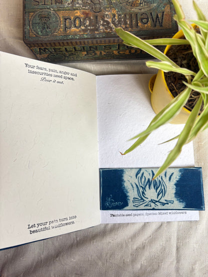 Like the Phoenix I Rise - Cyanotype Journal